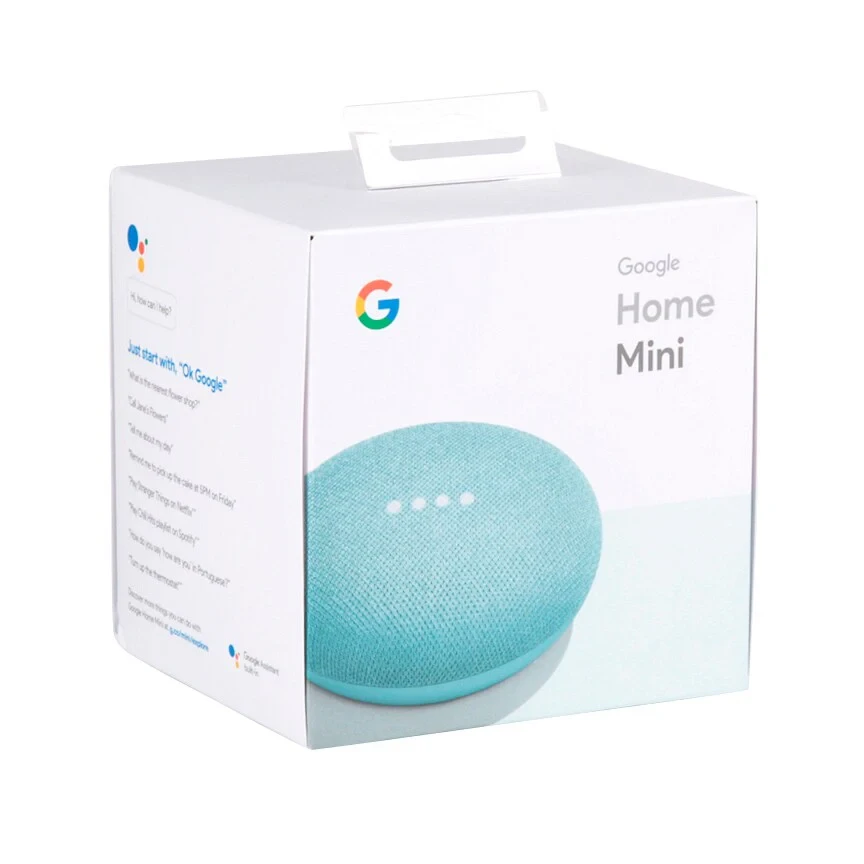 Розумна колонка Google Home Mini Aqua (GA00275) - фото 7 Розумна колонка Google Home Mini Aqua (GA00275) - фото 7