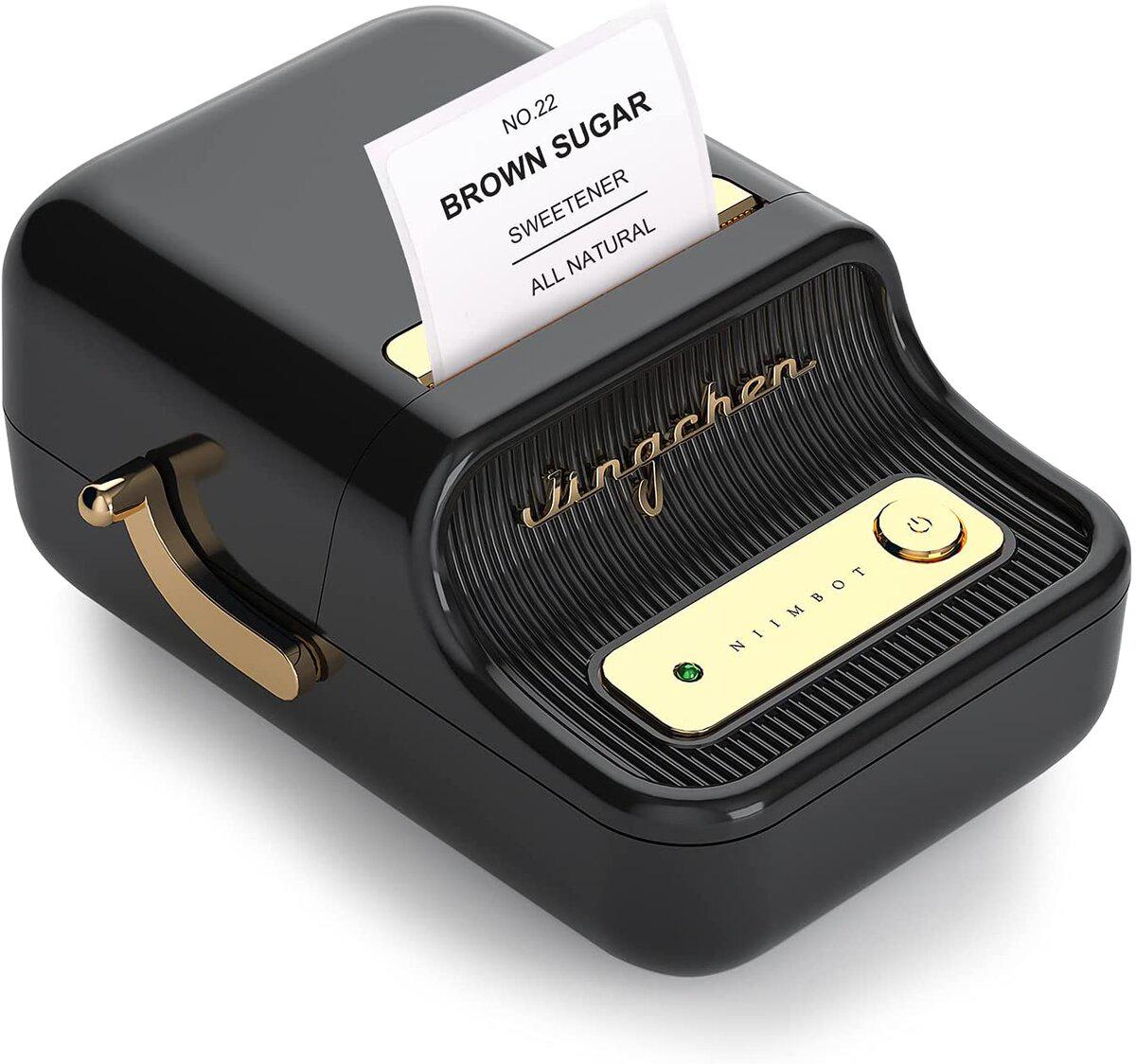 Термопринтер етикеток/стікерів NIIMBOT B21S Bluetooth портативний 1500 mAh Black (1AC19051601) - фото 2 Термопринтер етикеток/стікерів NIIMBOT B21S Bluetooth портативний 1500 mAh Black (1AC19051601) - фото 2