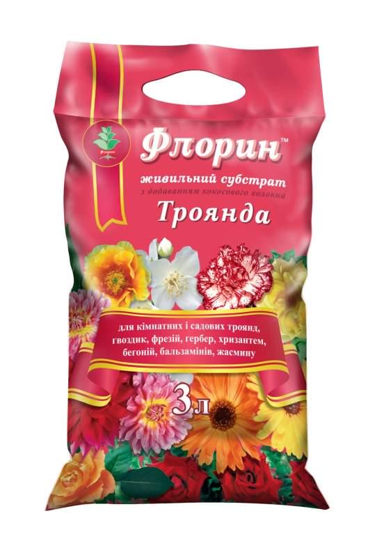 Субстрат для троянд Флорін 3 л