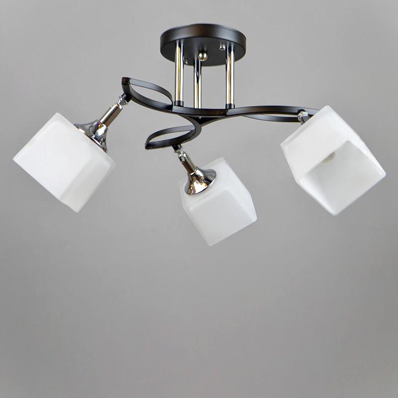 Люстра потолочная Light House NM-17175/3 CH Черный/Хром