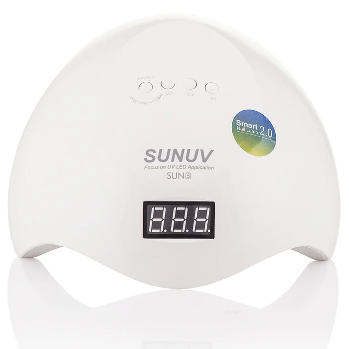 Лампа для манікюру SUNUV SUN5 LED/UV для полімеризації 48 W White - фото 1