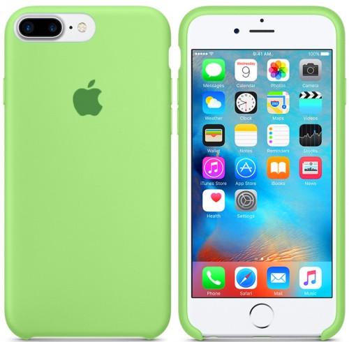 Чехол-накладка Apple Silicone Case for iPhone 7/8, Dark Green (HC) (A)