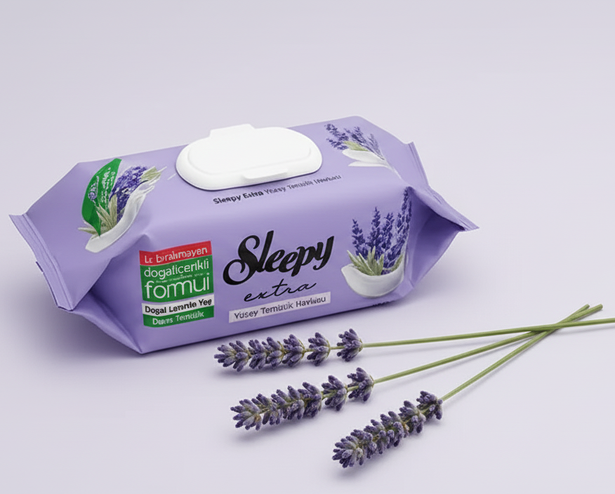 Серветки вологі для прибирання Sleepy Easy Clean Lavander 100 шт./уп. - фото 2 Серветки вологі для прибирання Sleepy Easy Clean Lavander 100 шт./уп. - фото 2