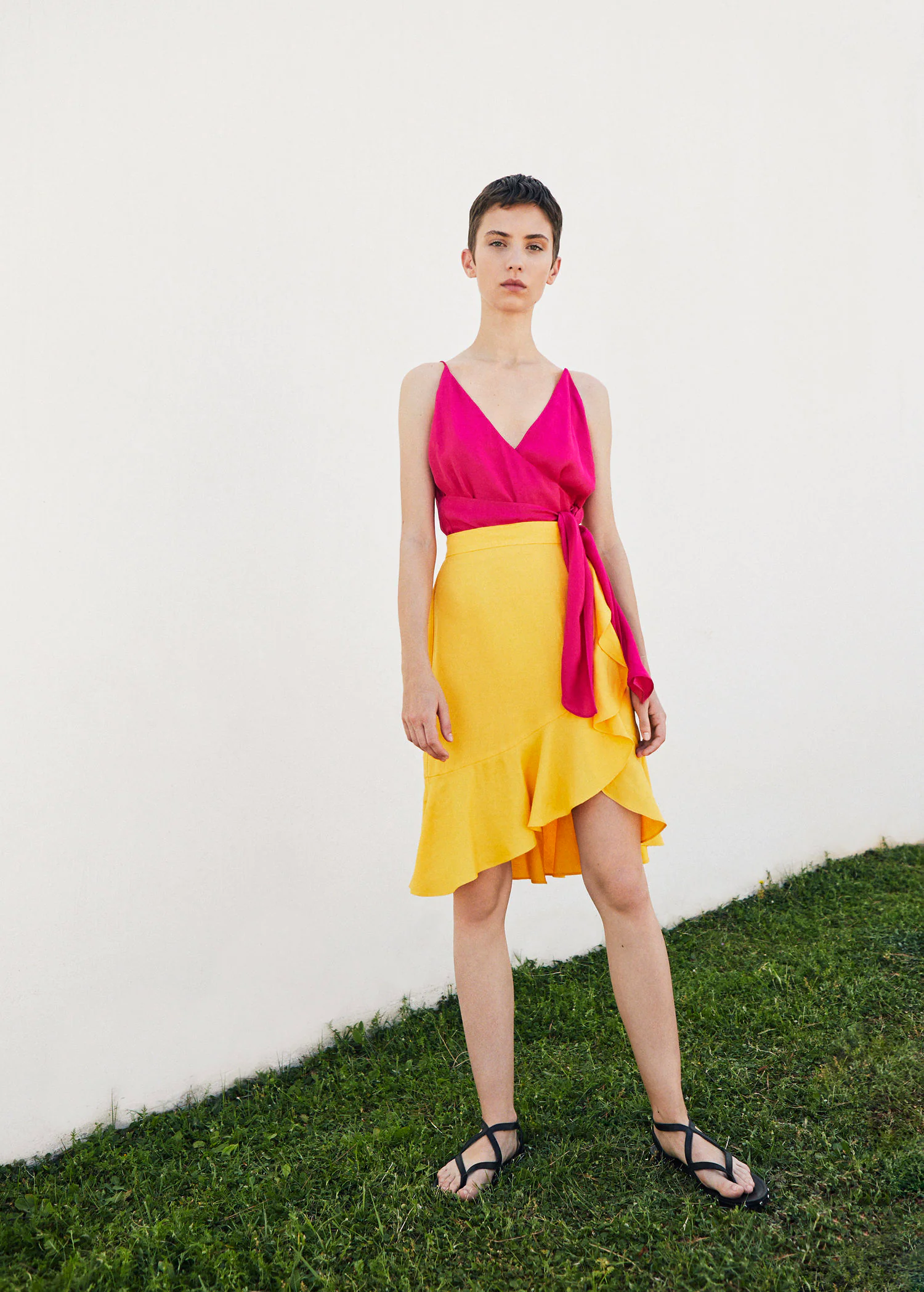 Блузка Mango S Розовый (2000000841267) - фото 5 Блузка Mango S Розовый (2000000841267) - фото 5