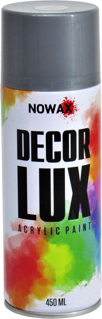 Автокраска Nowax Decor Lux 450 мл Серебряный металлик (0122220)