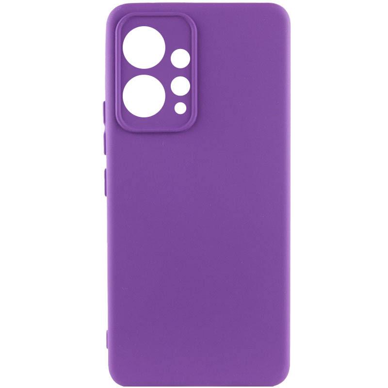 Протиударний чохол Silicone Cover Lakshmi Full Camera (A) для Xiaomi Redmi 12 Фіолетовий