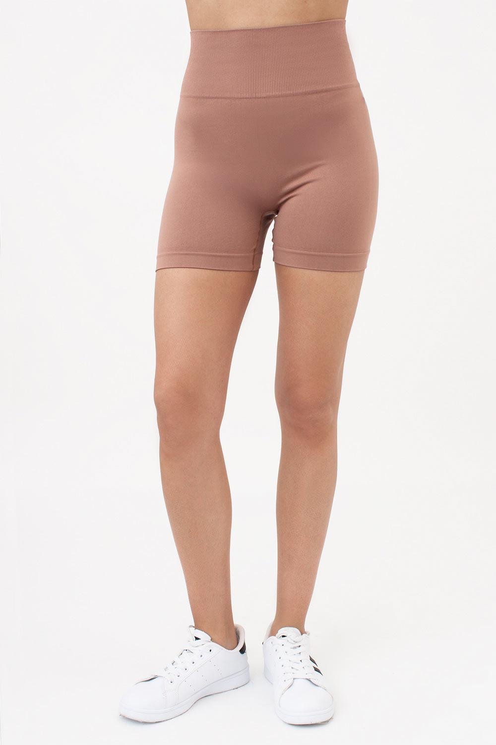 Шорты женские бесшовные Giulia SHORTS SHAPE S/M Brown (27513228)