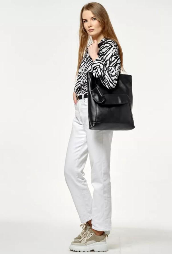 Шопер жіночий Sambag Shopper Чорний (93251002) - фото 6