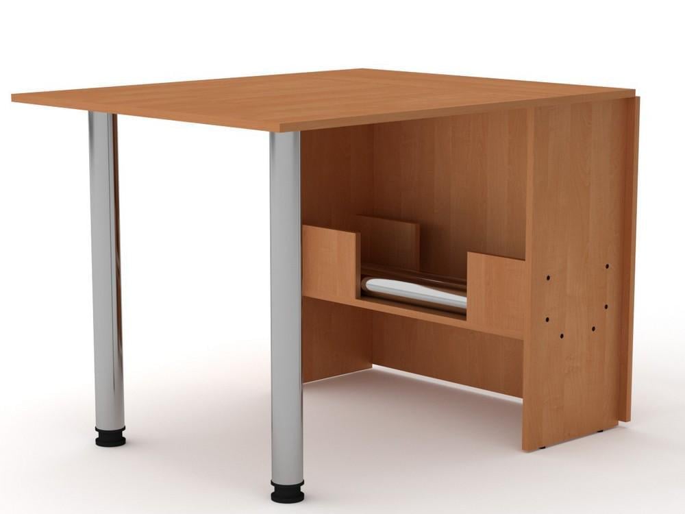 Стіл розкладний МебліКо книжка-2 81х33х73 см Вільха (k-2302-4) - фото 1 Стіл розкладний МебліКо книжка-2 81х33х73 см Вільха (k-2302-4) - фото 1