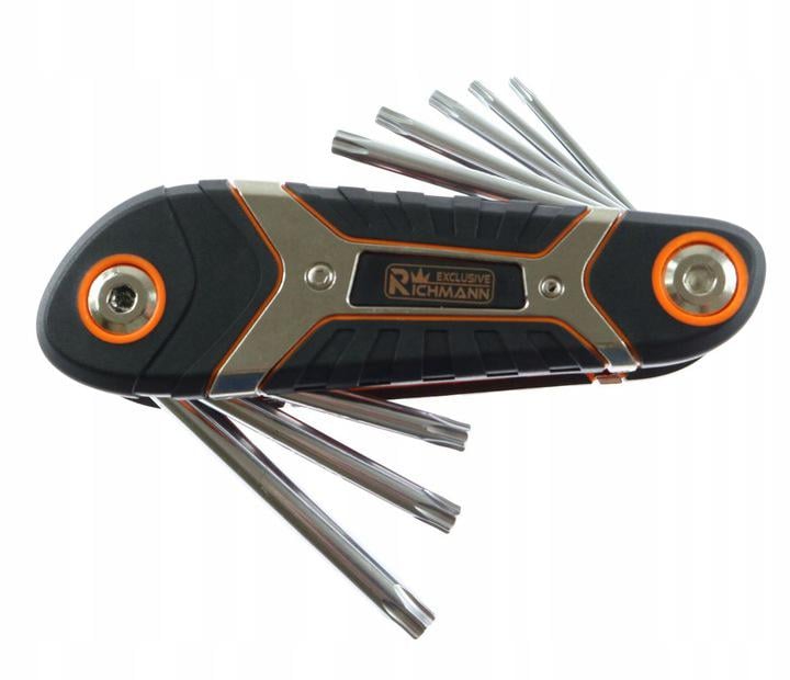 Ключи TORX складные RICHMANN  8шт T9-T40 (C6610)