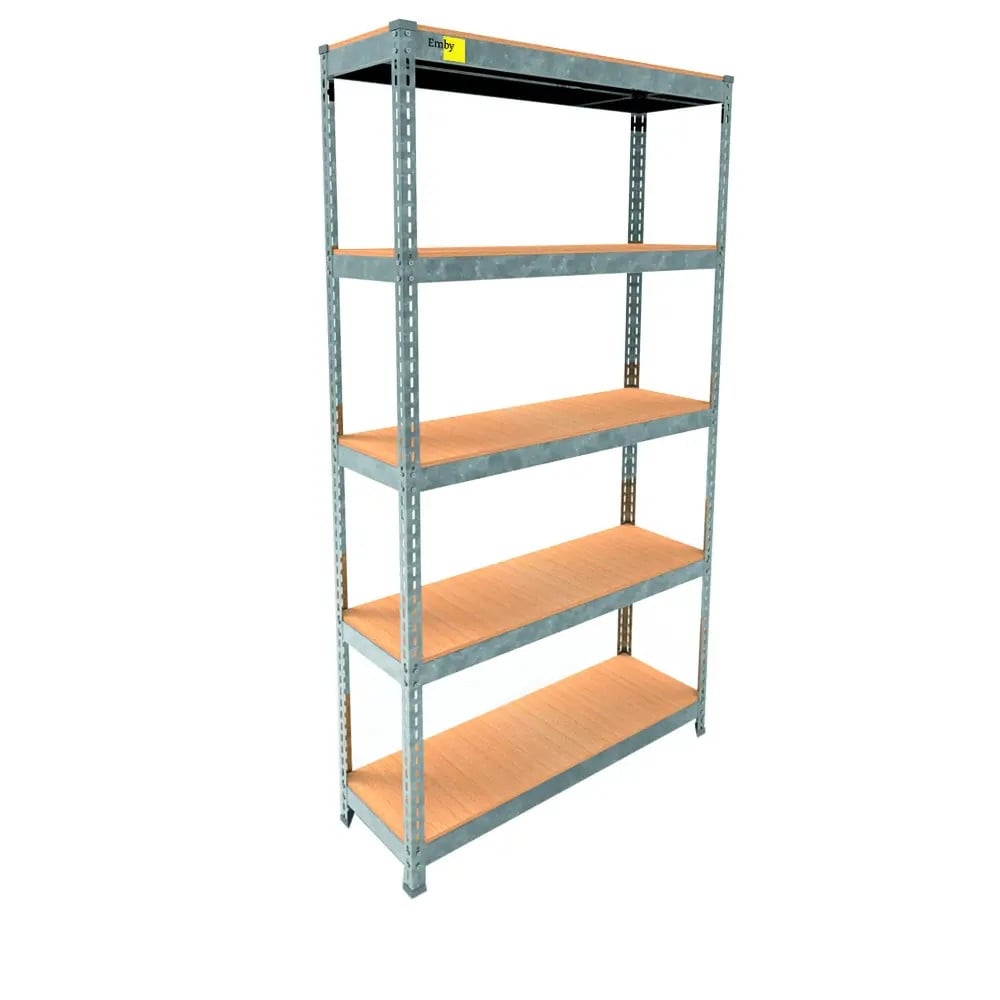 Стелаж металевий Emby Light Series оцинкований 5 полиць ДСП до 100 кг 1800х900x300 мм (65d33a256fb0382fce23f025) Стелаж металевий Emby Light Series оцинкований 5 полиць ДСП до 100 кг 1800х900x300 мм (65d33a256fb0382fce23f025)