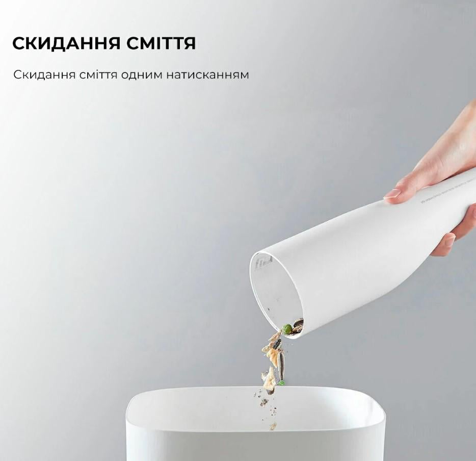 Пилосос вертикальний Deerma VC01 MAX Wireless Vacuum Cleaner White (101078) - фото 8