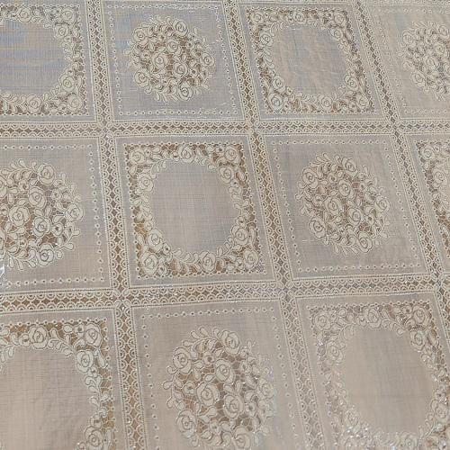 Клеенка ПВХ LACE 1,37х20 м Бежевый (LU000370)