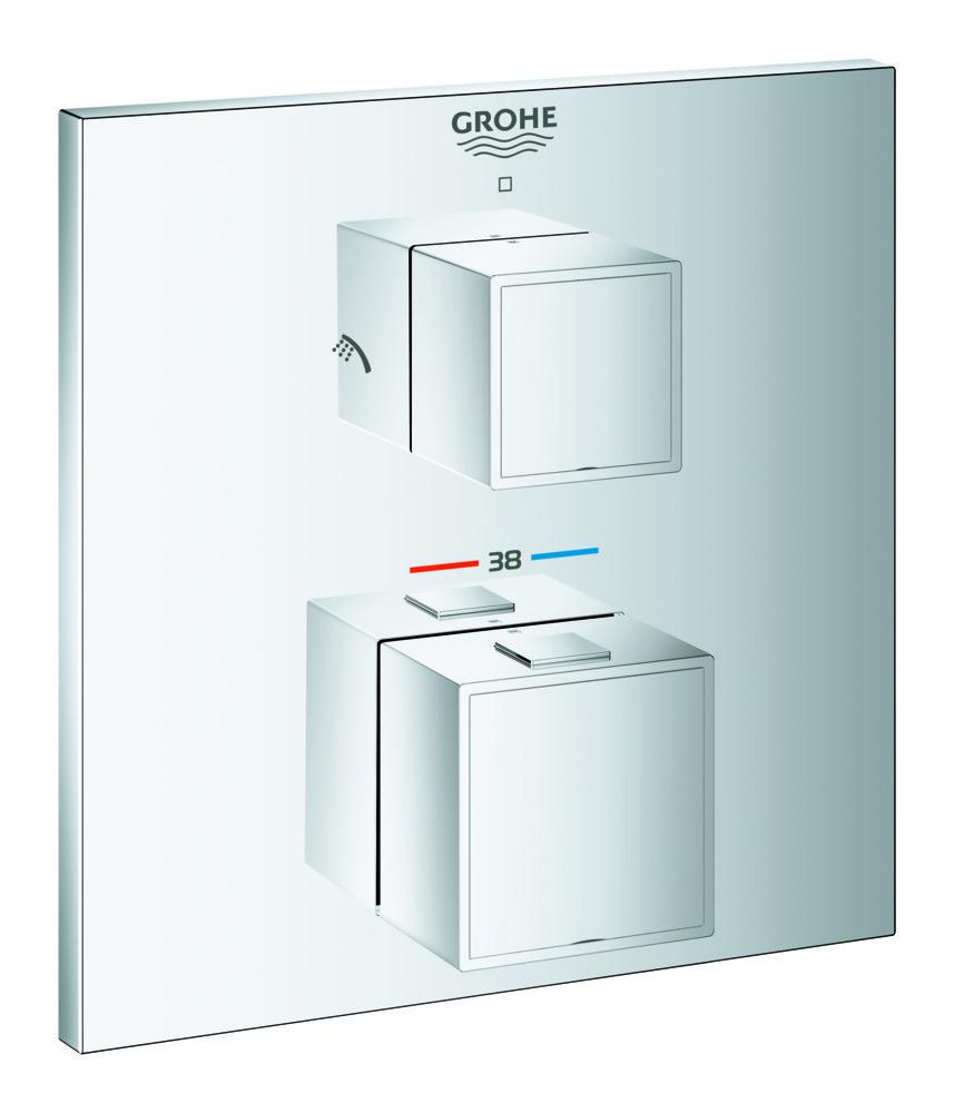 Термостат скрытого монтажа Grohe Grohtherm Cube на 2 потребителя (24154000)