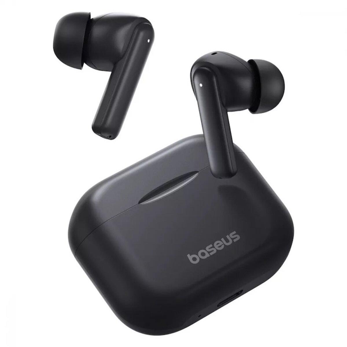 Наушники беспроводные BASEUS Bowie E17 True Bluetooth BT5.3 430 mAh Black (A00072200113-Z1)
