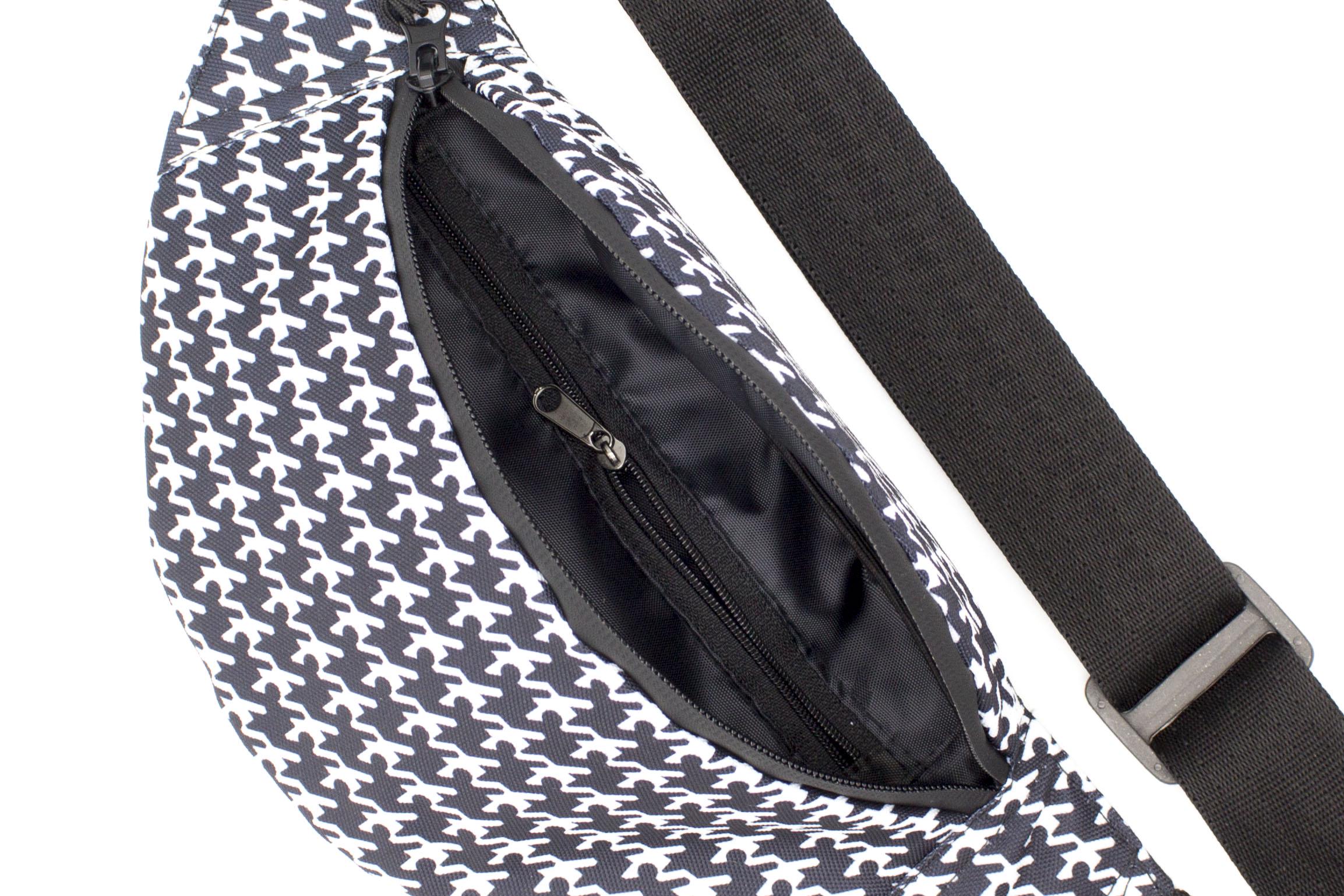 Сумка бананка Гусяча лапка (BG-018) - фото 5