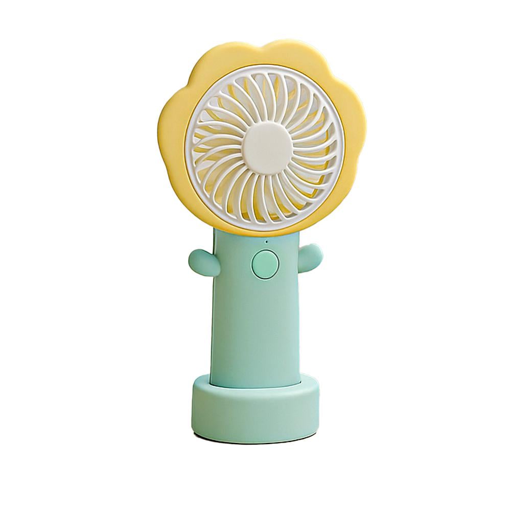 Вентилятор портативний на акумуляторі та USB Квітка Жовтий (51-жов-BT-8861) - фото 1 Вентилятор портативний на акумуляторі та USB Квітка Жовтий (51-жов-BT-8861) - фото 1