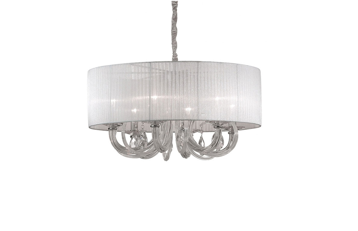 Лампа подвесная Ideal Lux SWAN SP6 69 см Белый (35826)