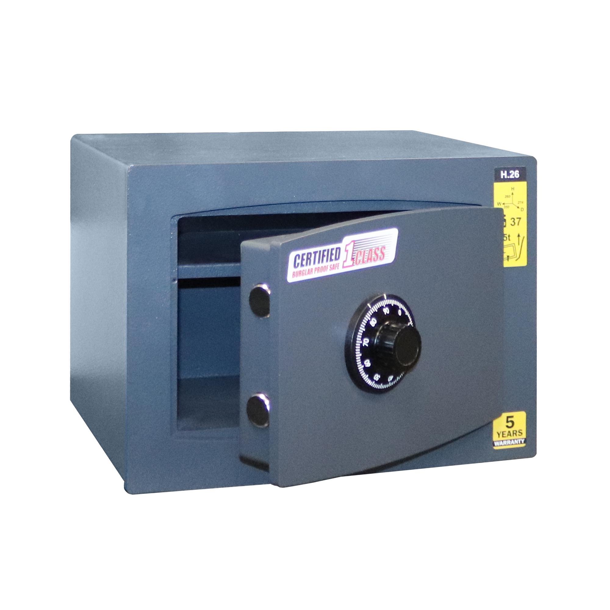 Сейф взломостойкий H.26.C Dark Grey (14-12-H.26.C)