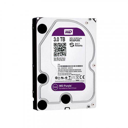 Жорсткий диск Western Digital Purple SATA3 64 MB 5400 rpm 3,5" 3 TB (WD30PURZ) - фото 1