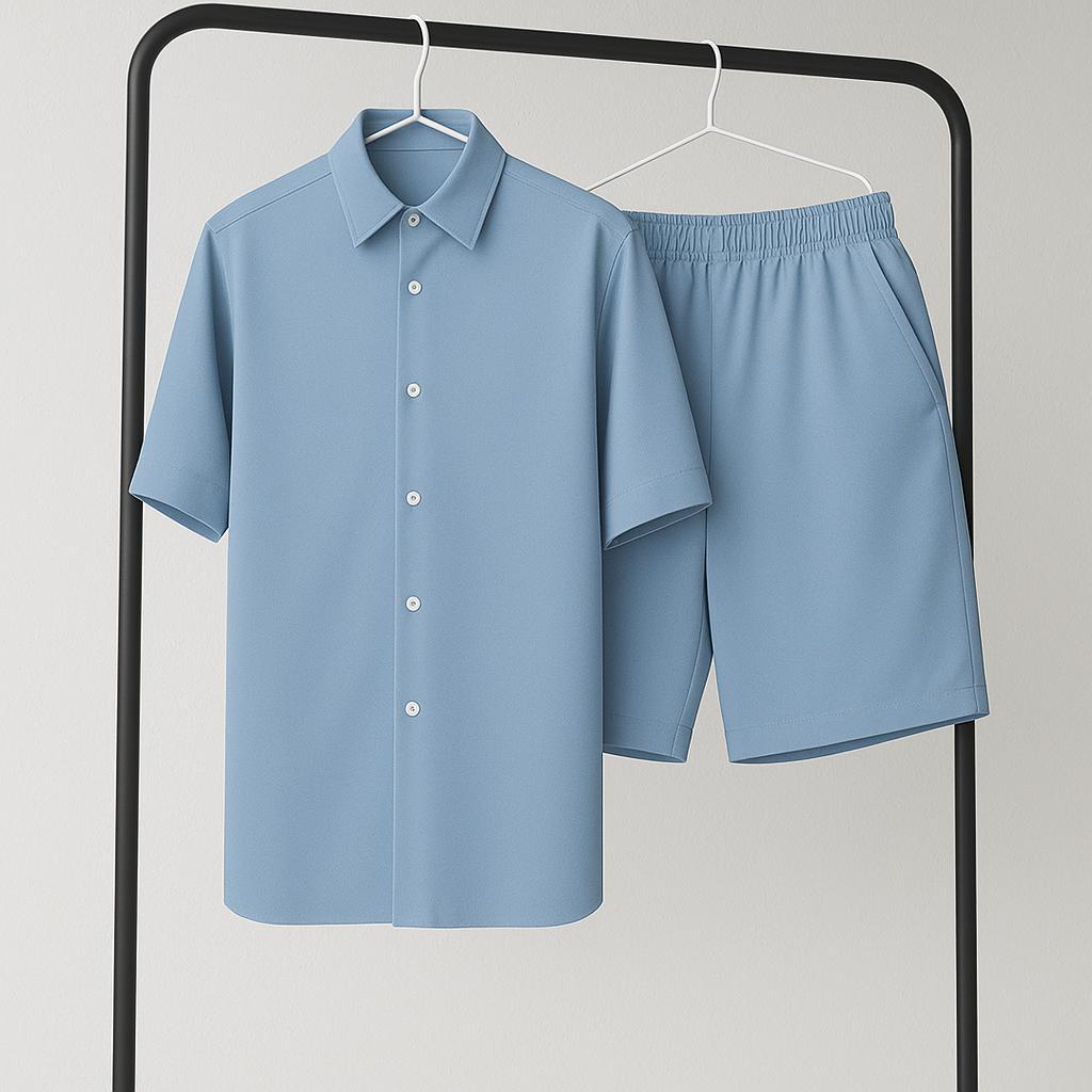 Костюм мужской летний Las Vegas повседневный S Голубой (Q0058/4/1)