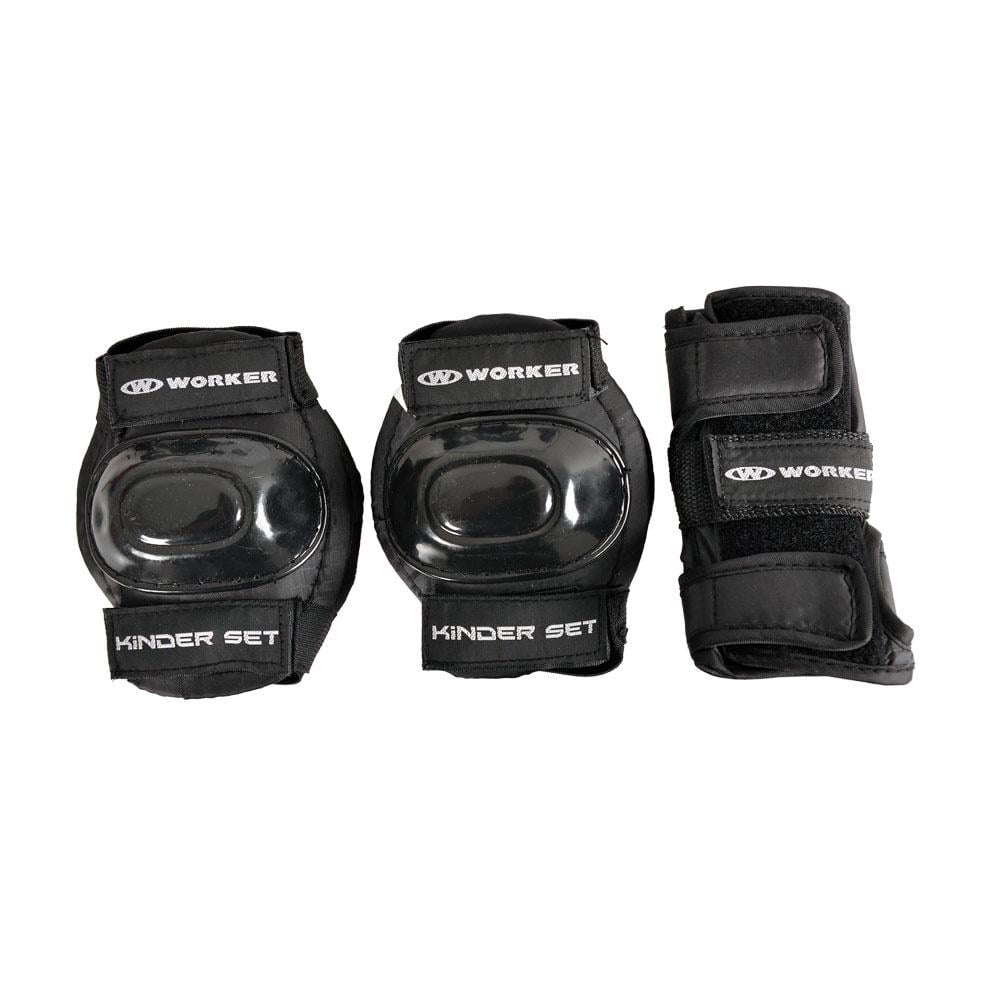 Набор из 6-ти протекторов WORKER Kinder L Черный