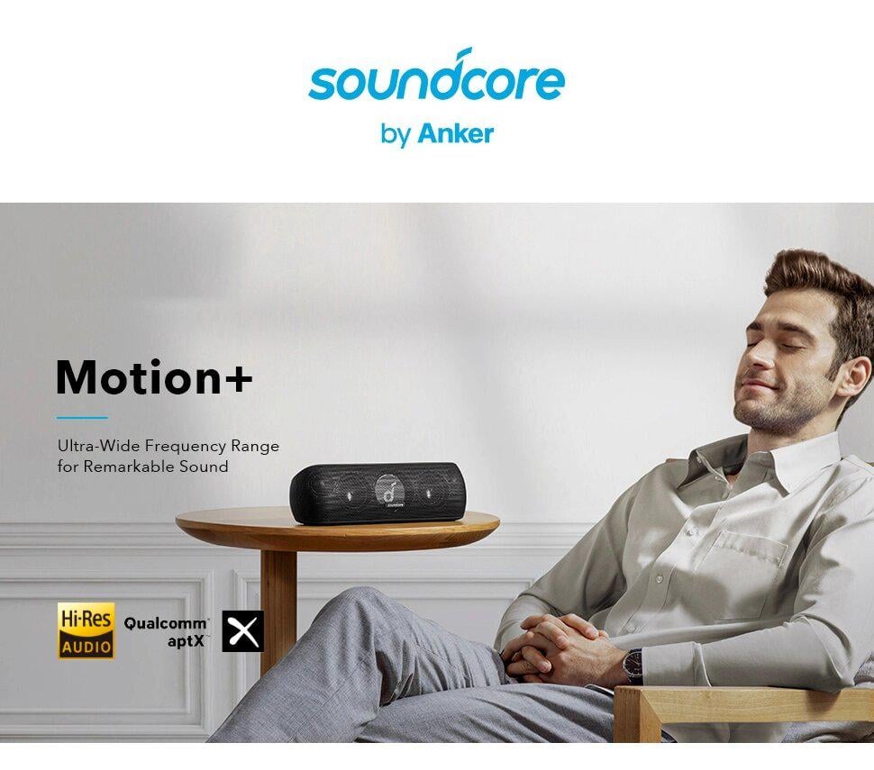 Портативная колонка Anker Soundcore Motion Hi-Res 30W Black (A3116) - фото 9