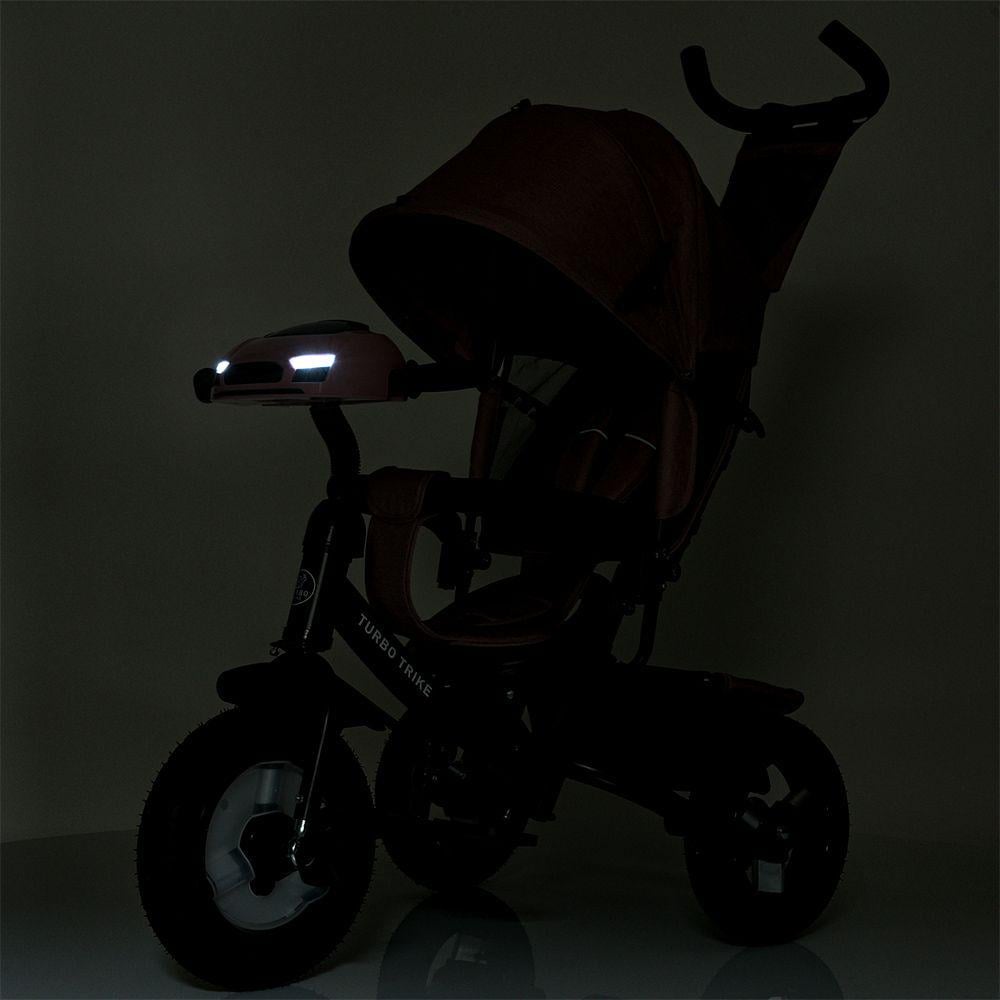 Детский велосипед трехколесный Turbo Trike MT 1006 резиновые колеса Мятный (723274574) - фото 14