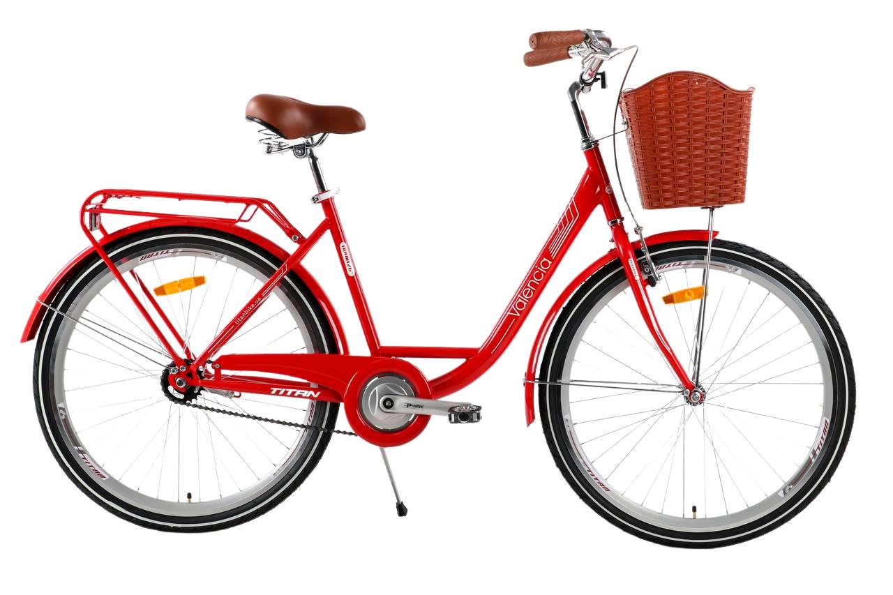 Велосипед Titan Valencia 2021 26" 18" Красный
