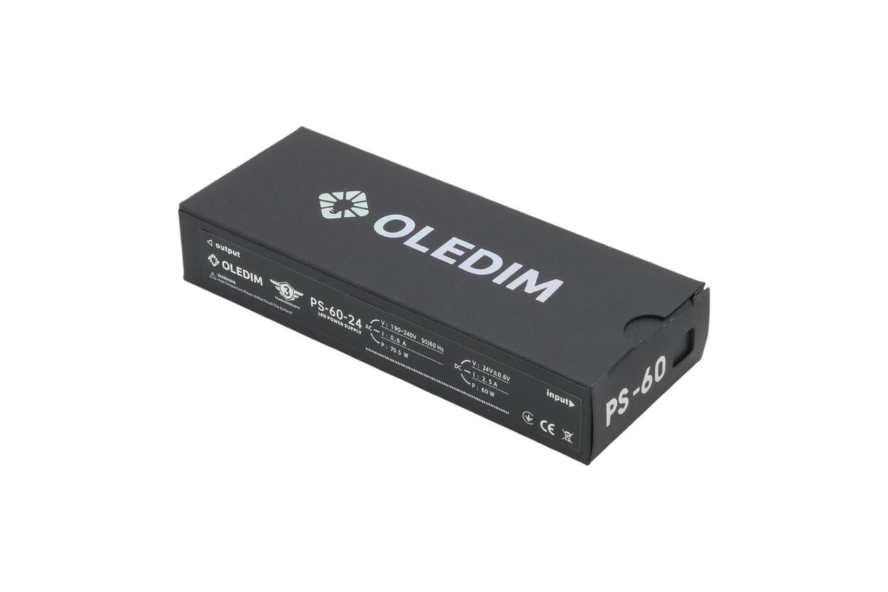 Блок питания Oledim PS-60-24V 2,5A 60 W (7771313) - фото 4