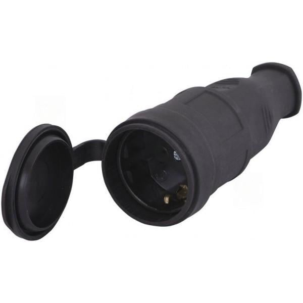 Роз'єм штепсельний трифазний каучук 25А (306-0300-0302)