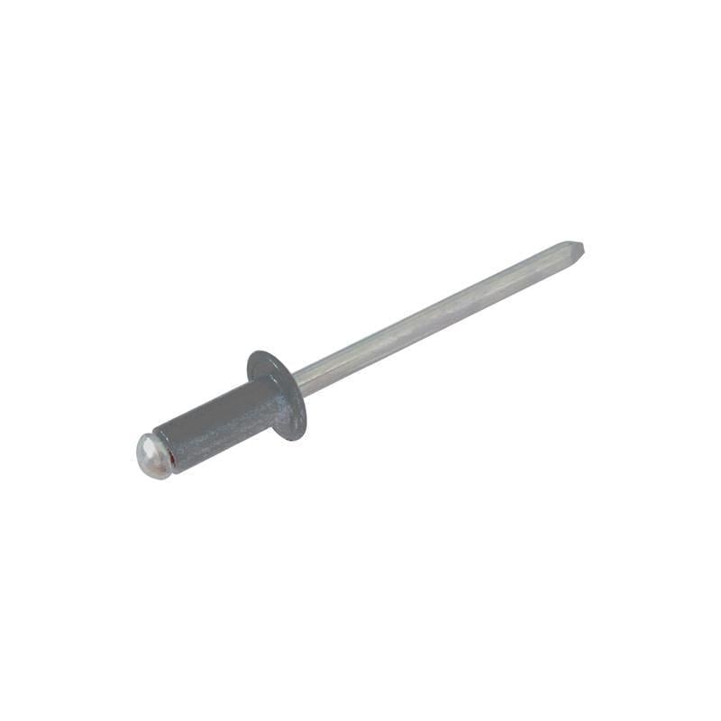 Заклепка Rivettop RF ISO15977 4х6 мм RAL7004 прижим 1,5-2,5 мм алюминий/сталь плоская головка 1000 шт. (97мм RAL0000974006AD0)