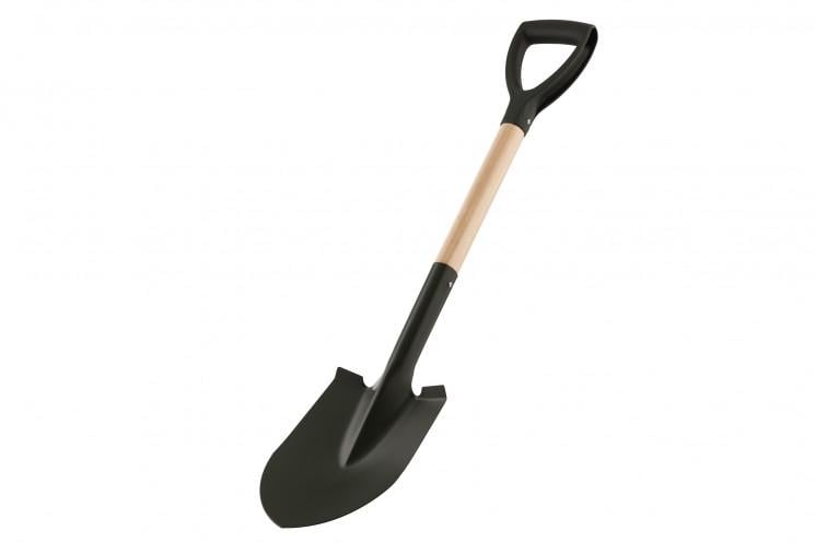 Лопата штыковая 2E Digger 1 деревянный черенок 78 см металл 1,5 мм (2E-S78W)