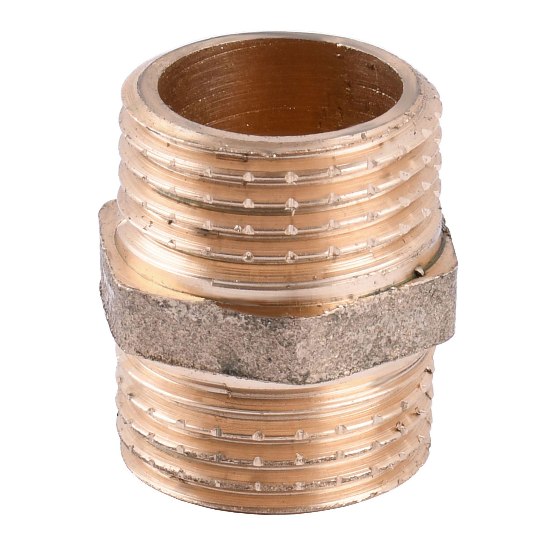 ᐉ Ниппель латунь 1/2″ наружная-наружная А0501-1А (000010507) • Купить в ...
