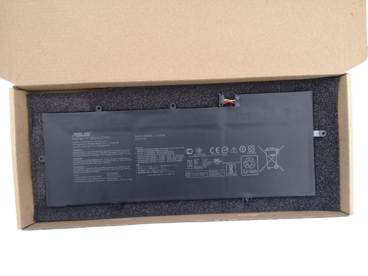 Аккумулятор для Asus ZenBook Q324UA/UX360UA/UX306UA/C31N1538 4940 mAh 57Wh (21435699)