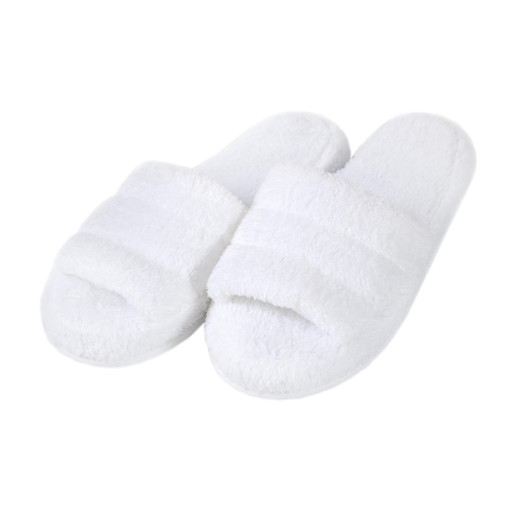Домашние тапочки Lotus Home Basic Soft махровые р. 40-45 White (26000860)
