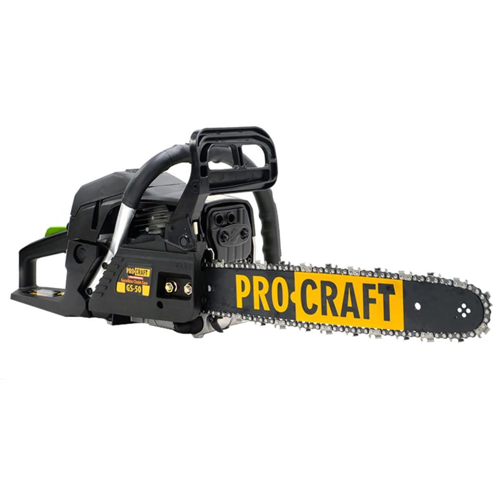 Бензопила ланцюгова PRO CRAFT GS-50/2 шина та ланцюг 45/шина та ланцюг 40 - фото 2 Бензопила ланцюгова PRO CRAFT GS-50/2 шина та ланцюг 45/шина та ланцюг 40 - фото 2