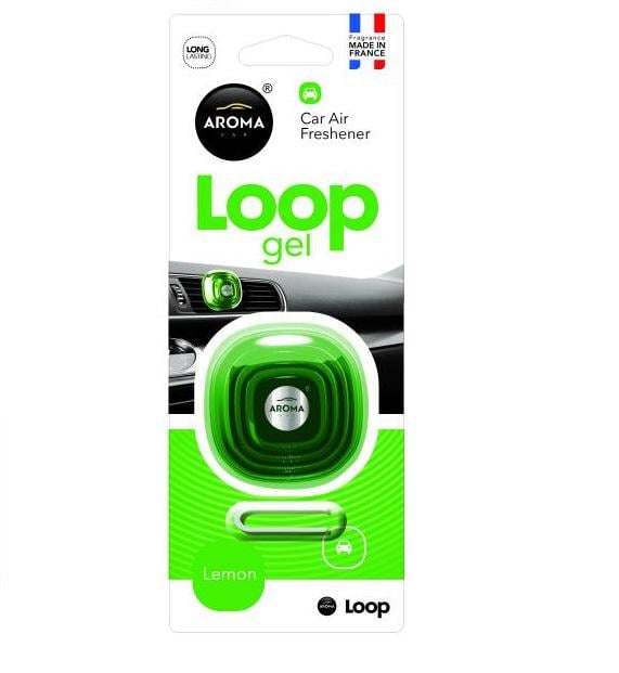 Гель-освежитель воздуха для обдува Aroma Loop Лимон 14 шт./уп. 9 г