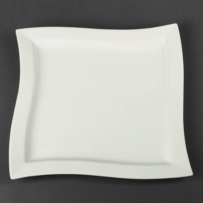 Тарілка Helios A1132 39,4x39,4 см Білий (HLA1132) - фото 2 Тарілка Helios A1132 39,4x39,4 см Білий (HLA1132) - фото 2