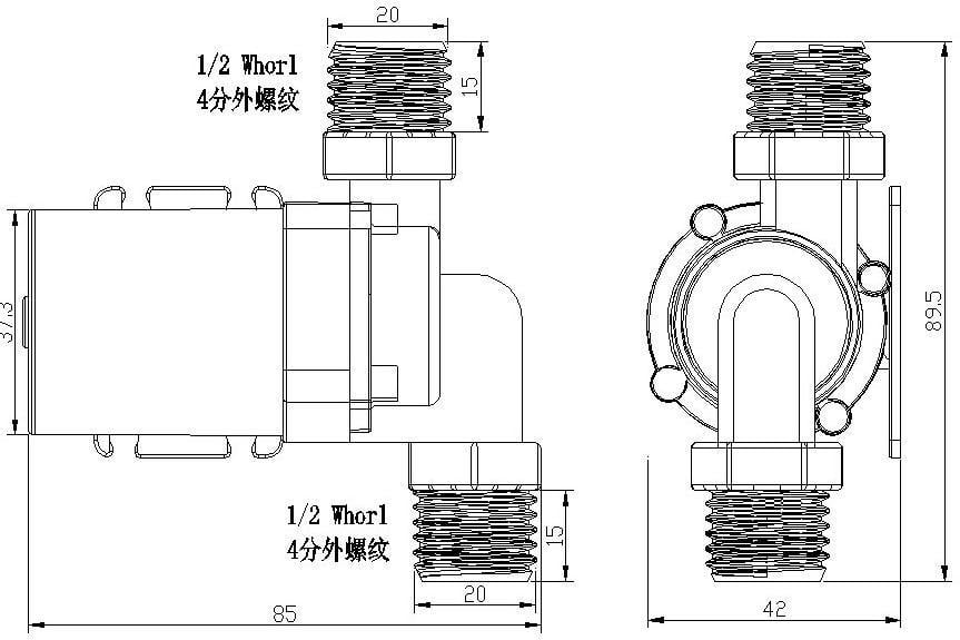 Насос для горячей воды JT-660D 12В - фото 8 Насос для горячей воды JT-660D 12В - фото 8