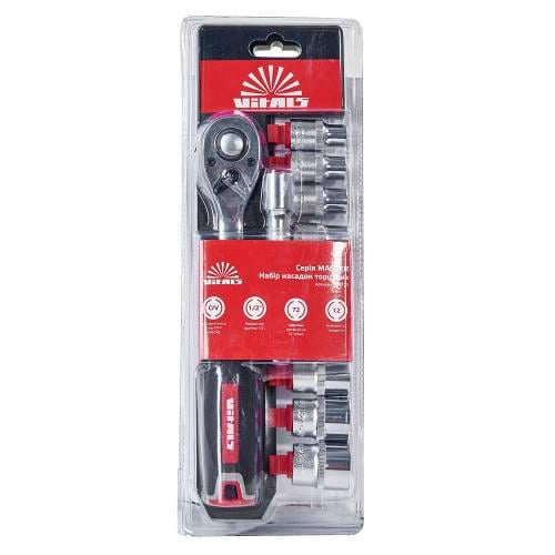 Головки торцеві Vitals Master з тріскачкою 1/2" (000186171) - фото 2 Головки торцеві Vitals Master з тріскачкою 1/2" (000186171) - фото 2