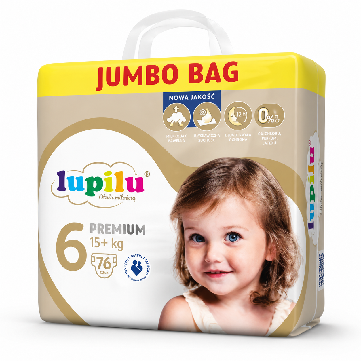 Підгузки Lupilu premium 6 15+ кг 76 шт. jumbo bag (3078560260)