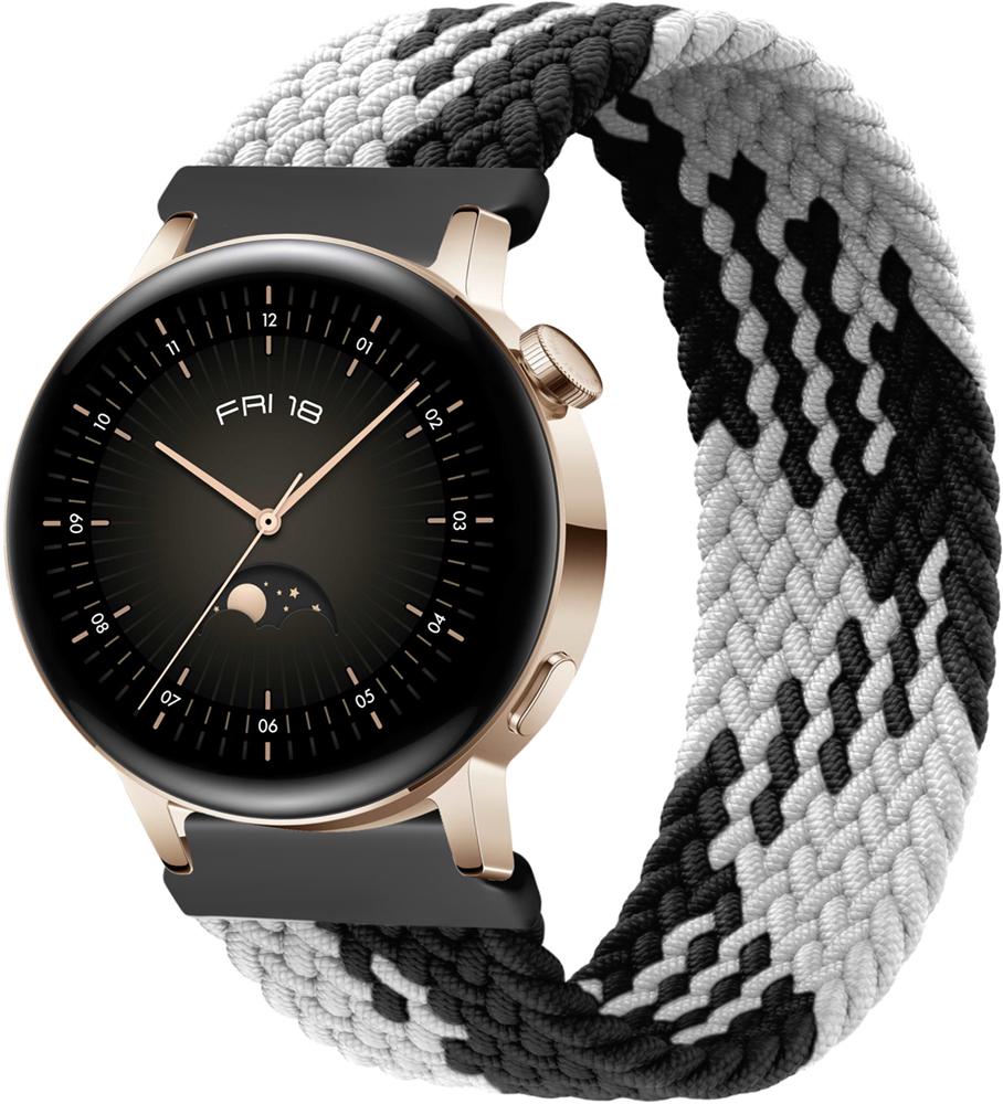 Ремешок Solo Loop Multi для Huawei Watch GT3 42 мм (145 мм) Black/White (26275-1E)