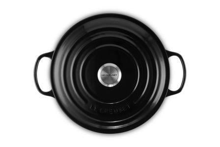 Kаструля Le Creuset Evolution 6,7 л чавунна з кришкою Black (21177281402430) - фото 4