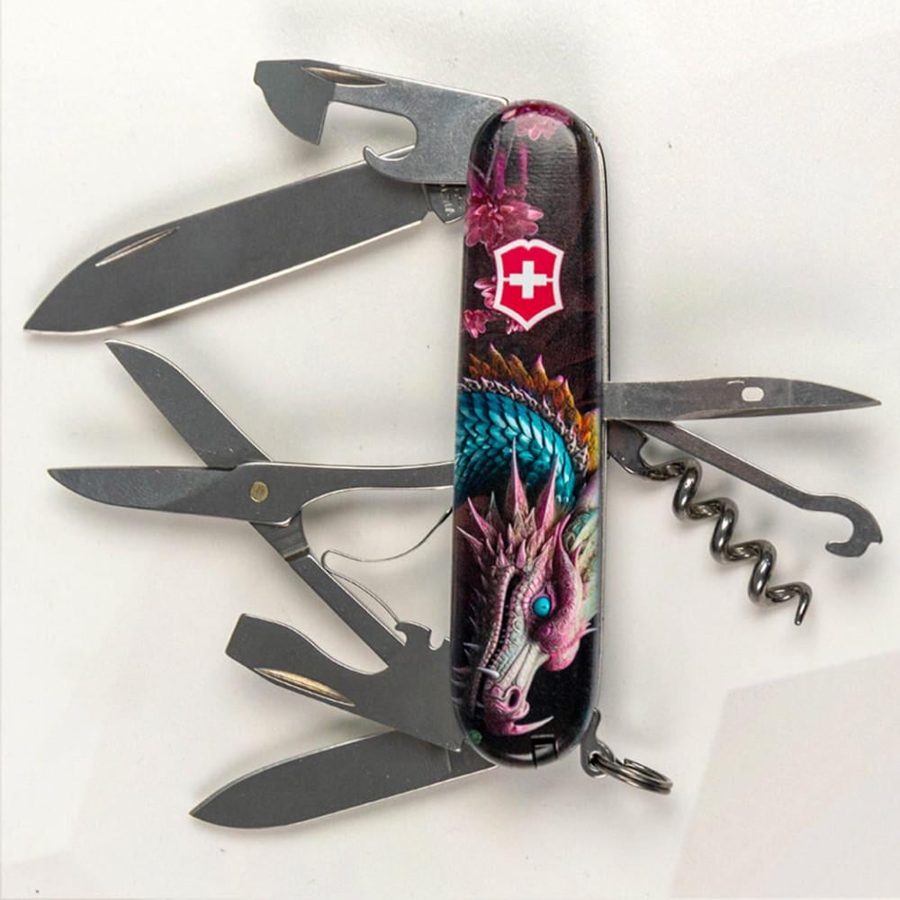 Мультитул Victorinox Climber Zodiac Лазурный дракон 1.3703.3 (58-79-Vx13703.3_Z3290p)