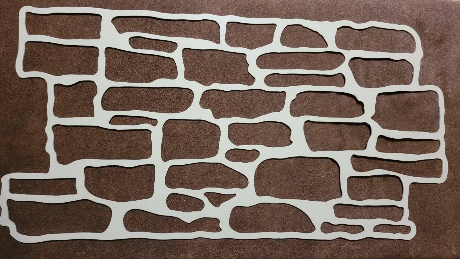 Трафареты для стен Dekorsten пластик 3 мм Пещанник большой размер 95x48 см (330)