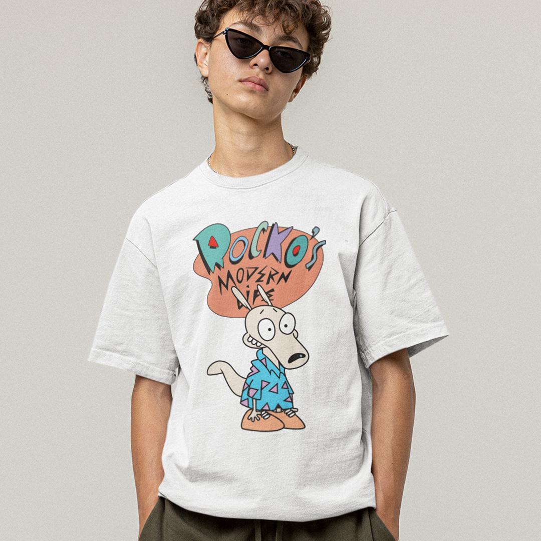 Футболка унисекс Rockos Modern Life M Белый (0000011312)