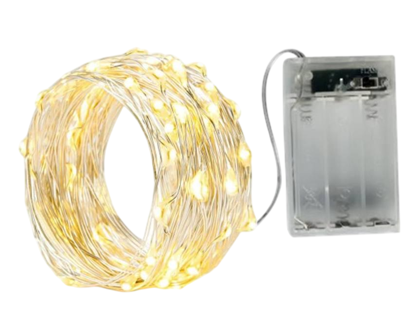 Гирлянда с батарейным питанием 8 режимов 5 м