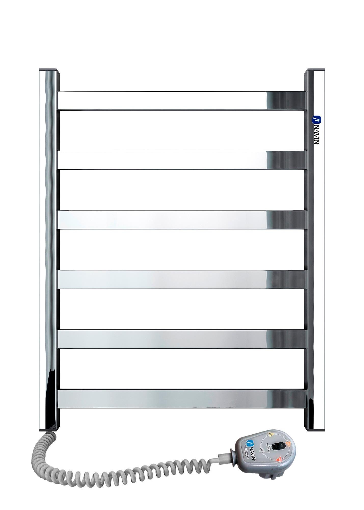 Рушникосушка електрична Авангард лівого підключення з терморегулятором 480x600 мм (10-028151-4860YP)