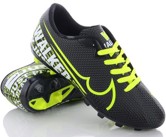 Шипованные бутсы Waykers m777-black-g р. 41 Черно-зеленый